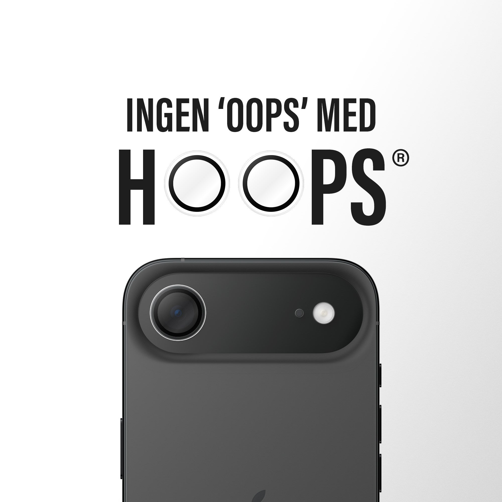PanzerGlass® Hoops® Kameralinsebeskytter Transparent iPhone Air